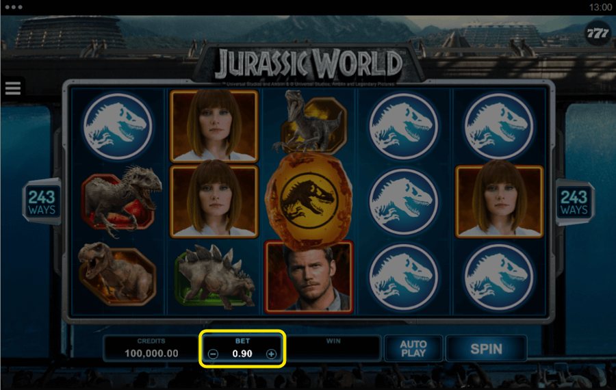 Jurassic World Select the bet