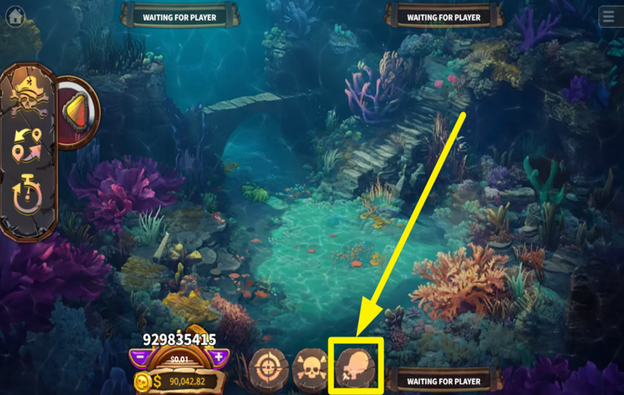 KA Gaming Pirate Treasure Hunt TIREZ AVEC UNE PUISSANCE SUPPLÉMENTAIRE.