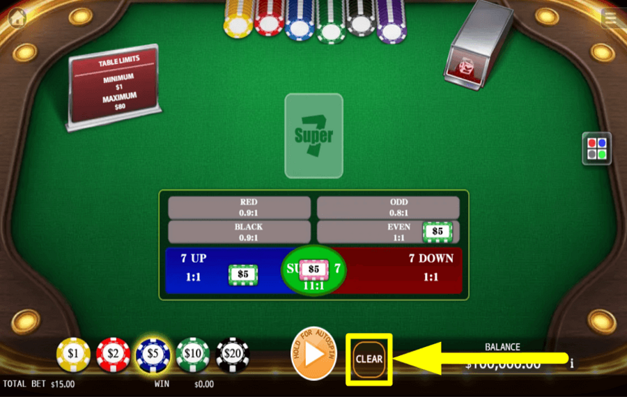 KA Gaming Super 7 RECONSIDERE SUS APUESTAS.