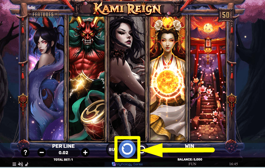 Kami Reign DREH AM RAHMEN UND GEWINNE GEWINNE.