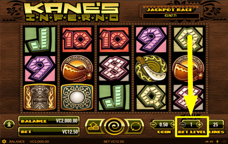 Kanes Inferno CHOISISSEZ VOTRE MISE TOTALE.