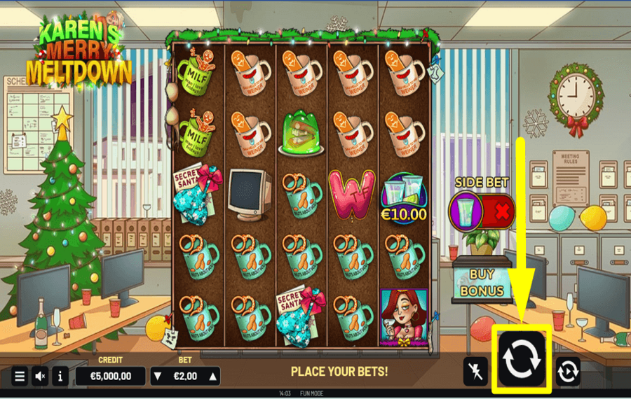 Karens Merry Meltdown FANGEN SIE MIT DEM SPIELEN AN.