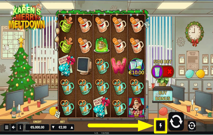 Karens Merry Meltdown BESCHLEUNIGE DAS SPIEL.