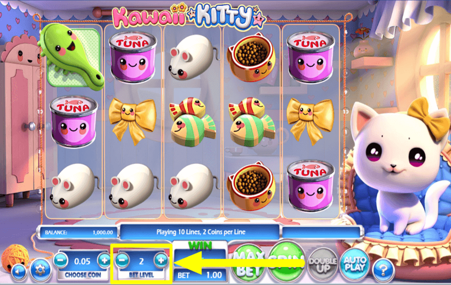 Kawaii Kitty SÉLECTIONNEZ VOTRE PARI.