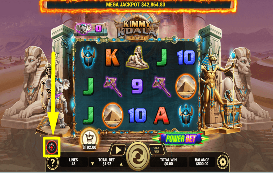 Kimmy Koala ACTIVAR JUEGO RÁPIDO.