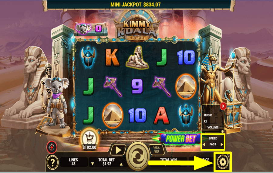 Kimmy Koala ACELERA EL JUEGO.