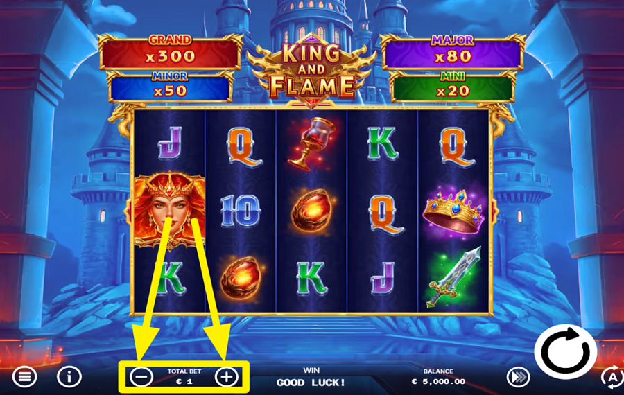 King and Flame SPECIFICA LA TUA SCOMMESSA.