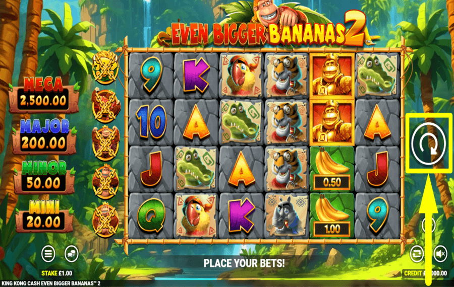 King Kong Cash Even Bigger Bananas 2 ПРИГОТОВЬТЕСЬ К ВРАЩЕНИЮ.