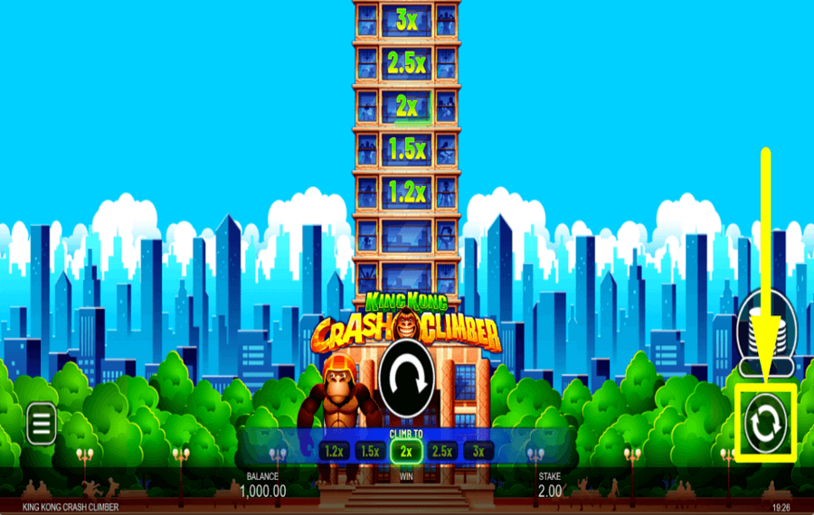 King Kong Crash Climber PIAZZA LA TUA SCOMMESSA.