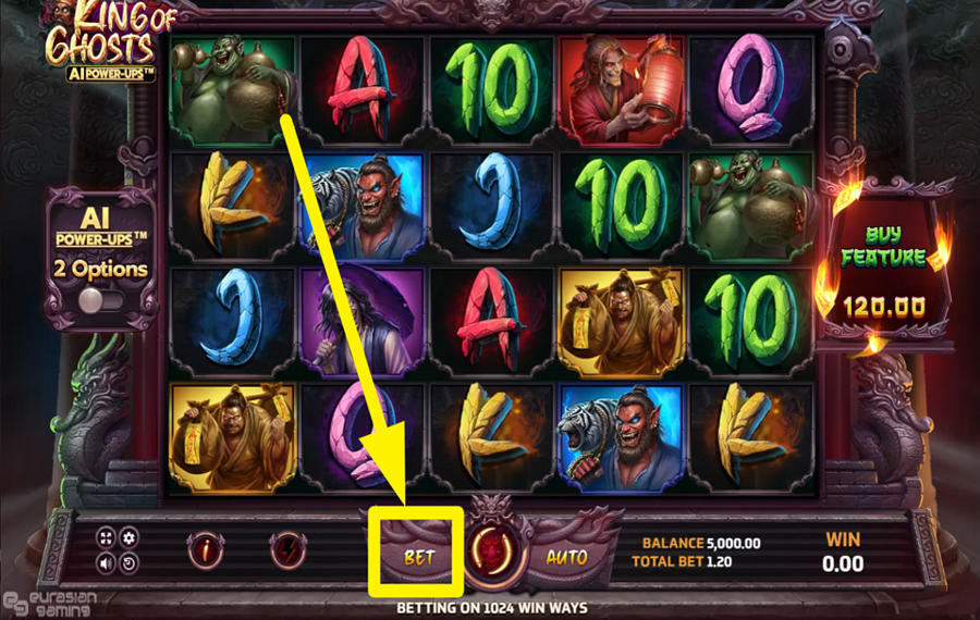 King Of Ghost AI SPECIFY YOUR STAKE.