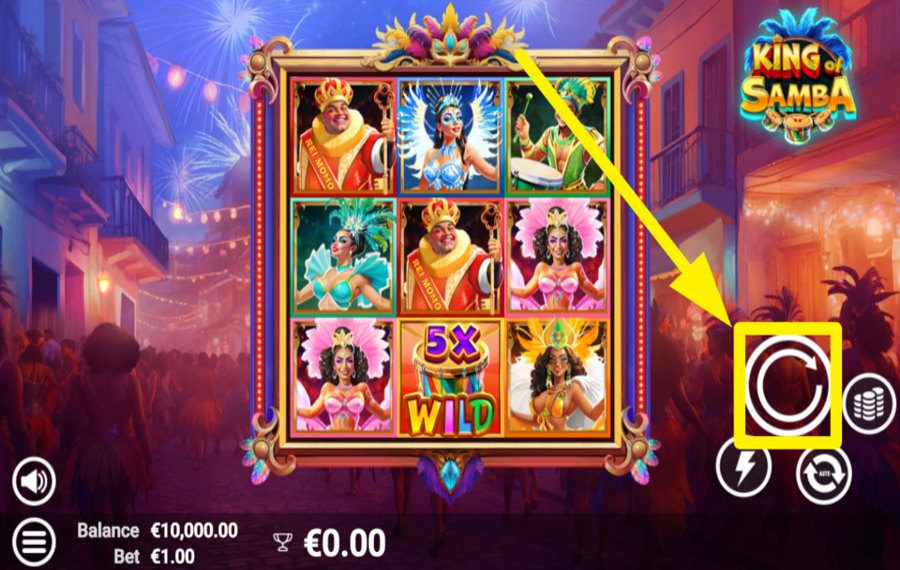 King of Samba SPIN TO WIN!