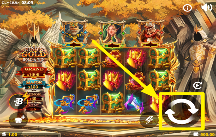 Kings Gold Hold and Win TOURNEZ POUR GAGNER !