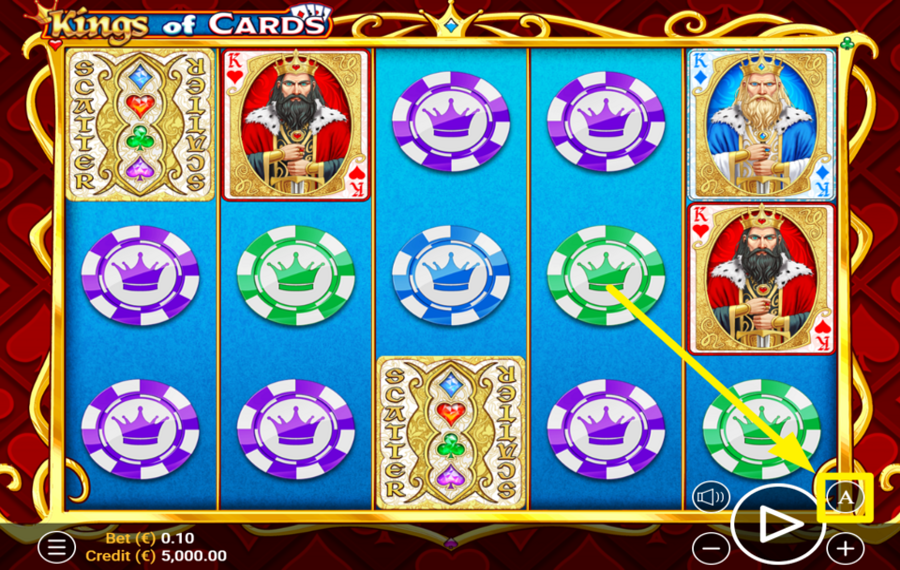 Kings of Cards CHOOSE AUTOMATIC SPINS.