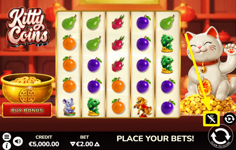 Kitty Coins Ускорьте игру.