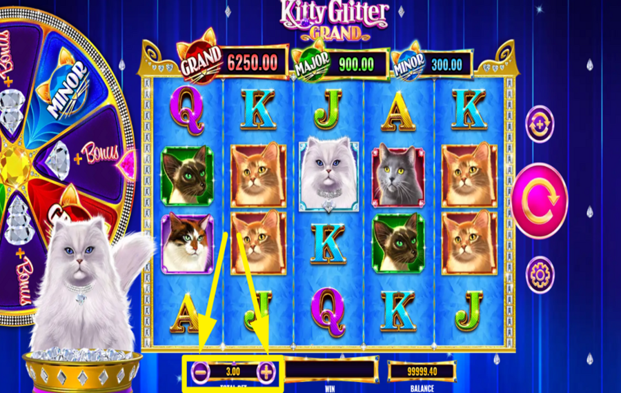 Kitty Glitter Grand ATTRIBUER UNE VALEUR DE PARI.