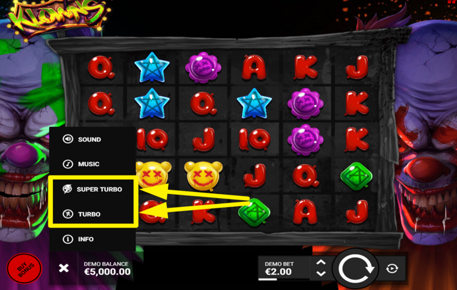 Klowns CAMBIAR LA VELOCIDAD.