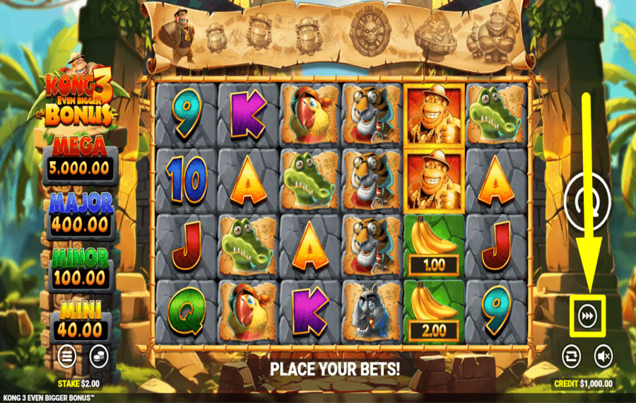 Kong 3 Even Bigger Bonus УВЕЛИЧЬТЕ СВОЙ ТЕМП.