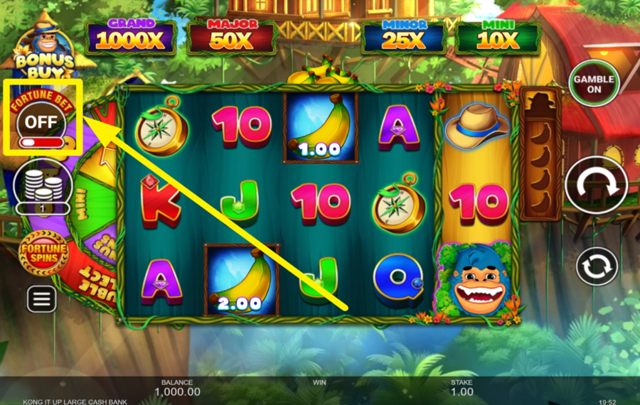 Kong It Up Large TAKE ADVANTAGE OF FORTUNE BET.