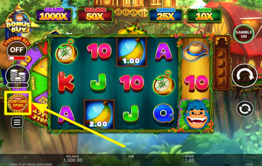 Kong It Up Large TURN ON FORTUNE SPINS.