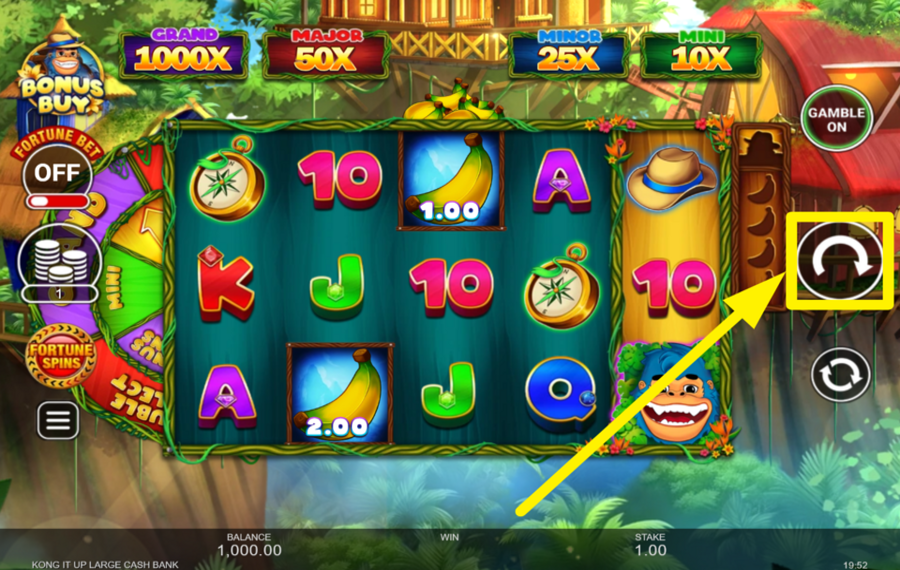 Kong It Up Large SPIN FOR VICTORY!