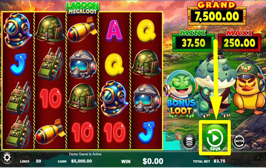 Lagoon MegaLoot TEST YOUR LUCK.