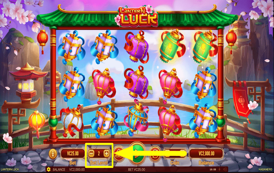 Lantern Luck PLACE YOUR TOTAL BET