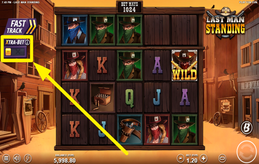 Last Man Standing ACTIVATE XTRA-BET.