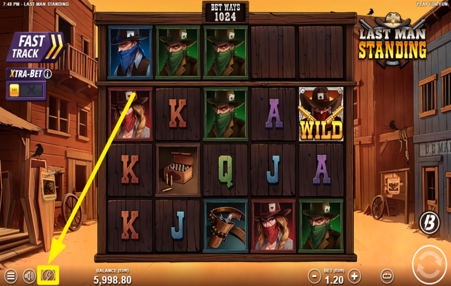 Last Man Standing MAXIMIZE THE SPEED.