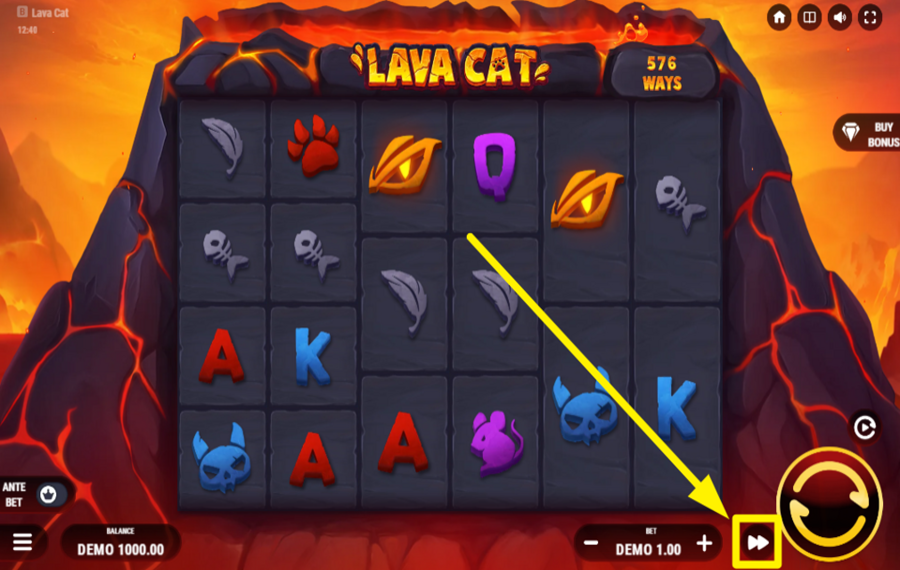 Lava Cat MAXIMIZE THE SPEED.