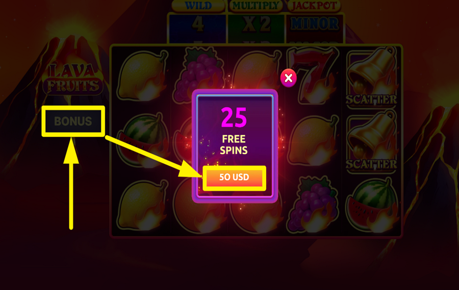 Lava Fruits PICK UP SOME FREE SPINS!