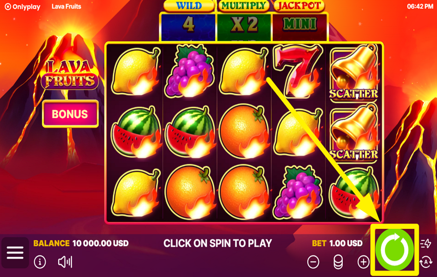 Lava Fruits SPIN FOR SUCCESS!