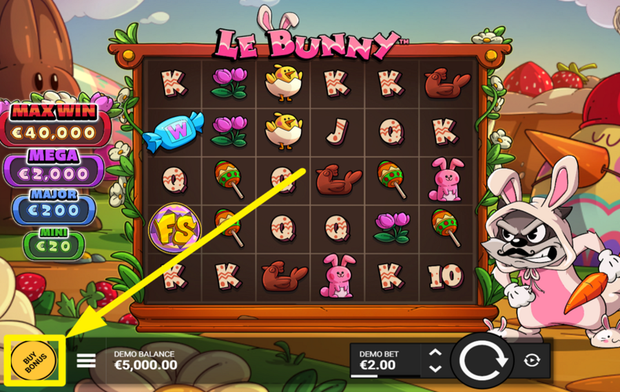 Le Bunny GRAB A BONUS!