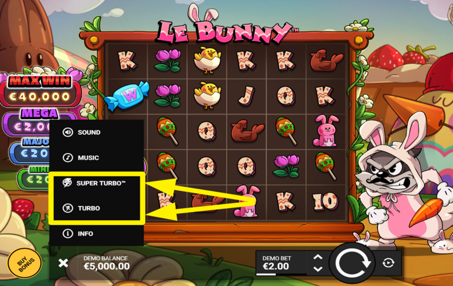 Le Bunny ACCELERATE THE SPINS.