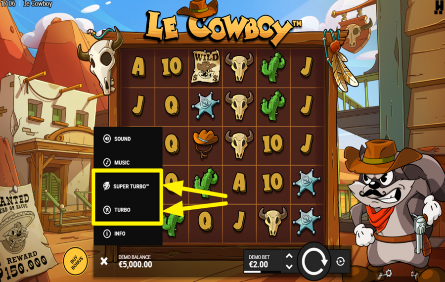 Le Cowboy AMP UP THE SPEED.