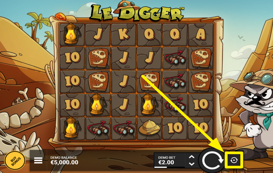 Le Digger ATTIVA LA CENTRIFUGA AUTOMATICA.