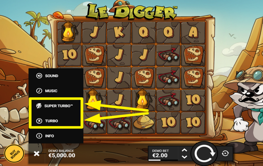 Le Digger ACCELERA LE ROTAZIONI.