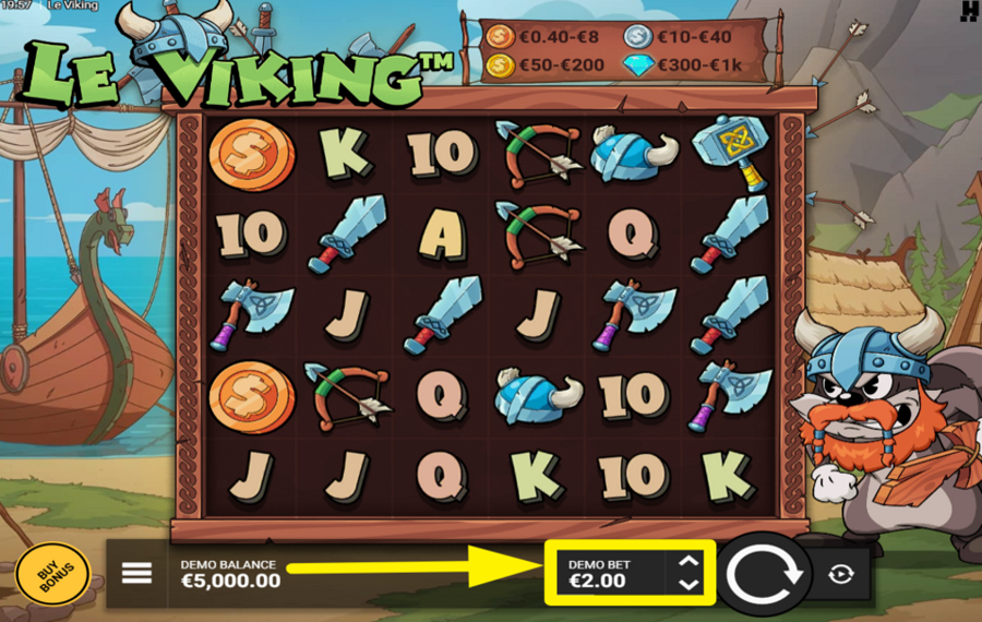 Le Viking ELIGE LA APUESTA TOTAL.