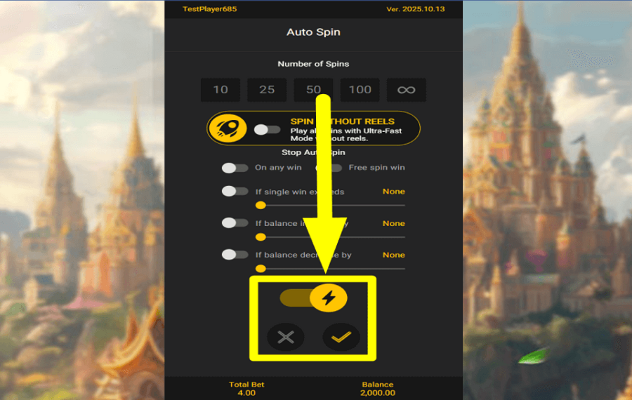Legacy of Ramakien Das Tempo kontrollieren.