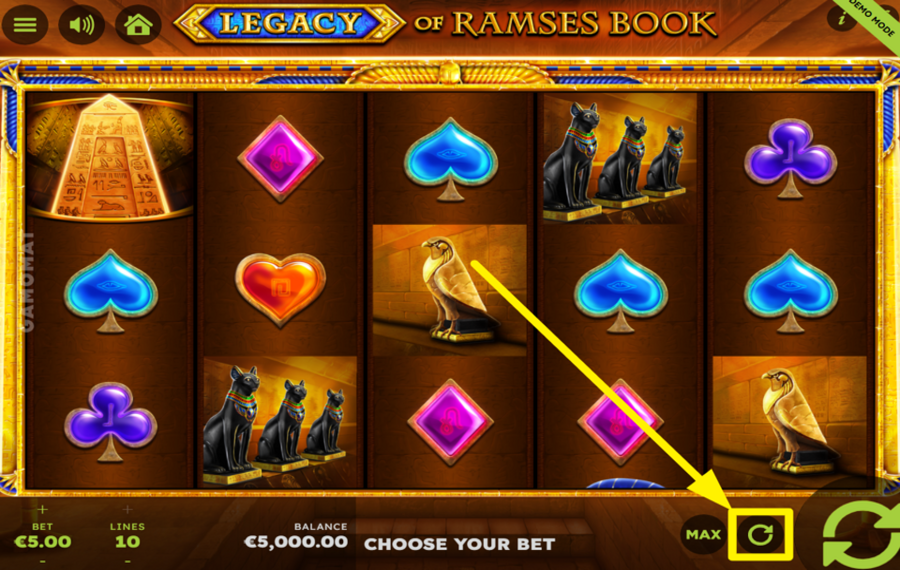 Legacy of Ramses Book ACTIVER LA LECTURE AUTOMATIQUE.