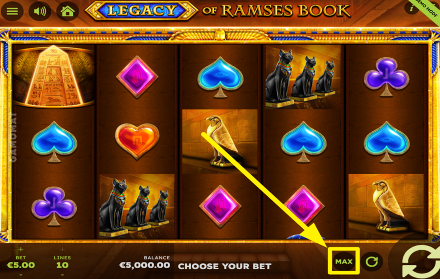 Legacy of Ramses Book AJUSTEZ LA MISE AU MAXIMUM.
