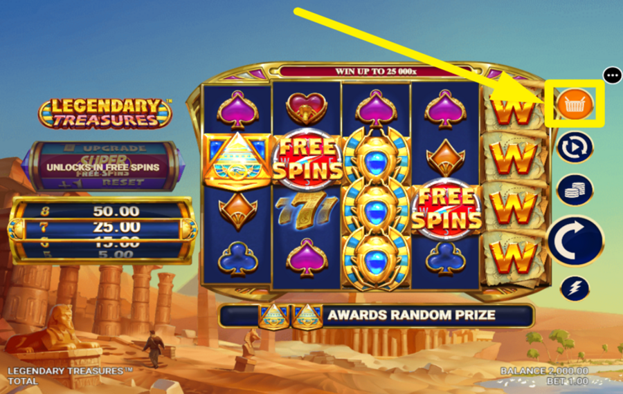 Legendary Treasures ПОЛУЧАЙТЕ БЕСПЛАТНЫЕ ВРАЩЕНИЯ.