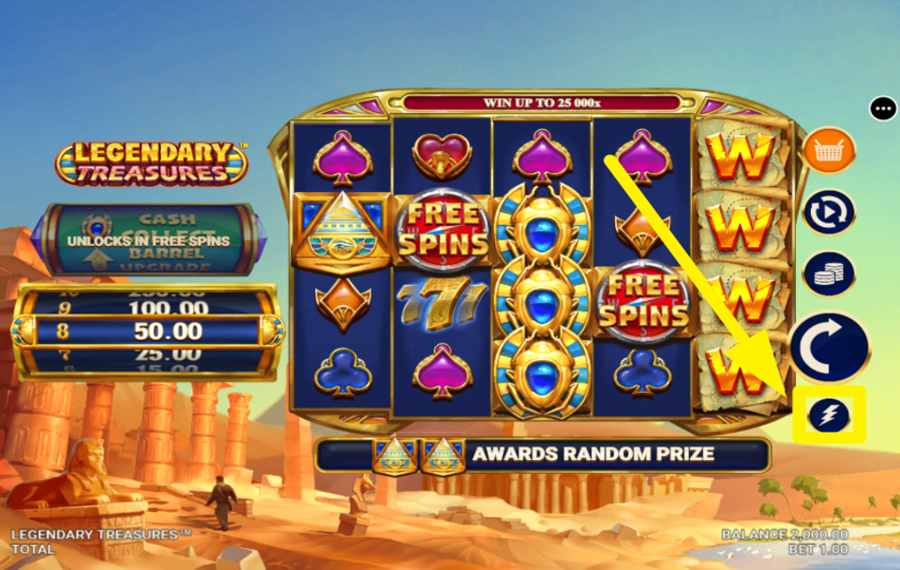 Legendary Treasures УСКОРЯЙТЕ ВРАЩЕНИЕ.