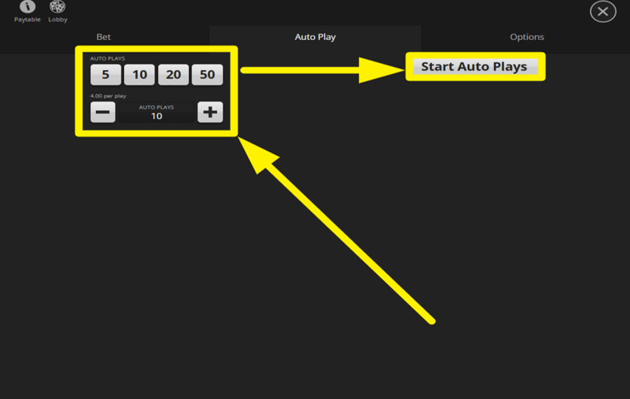 Legends of Football VERWENDEN SIE DIE AUTOPLAY-FUNKTION.