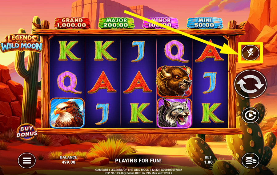 Legends of the Wild Moon MAXIMIZAR LA VELOCIDAD. 