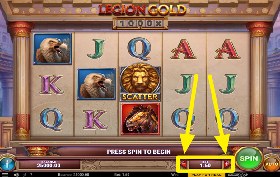 Legion Gold ASSEGNARE UN VALORE ALLA SCOMMESSA.