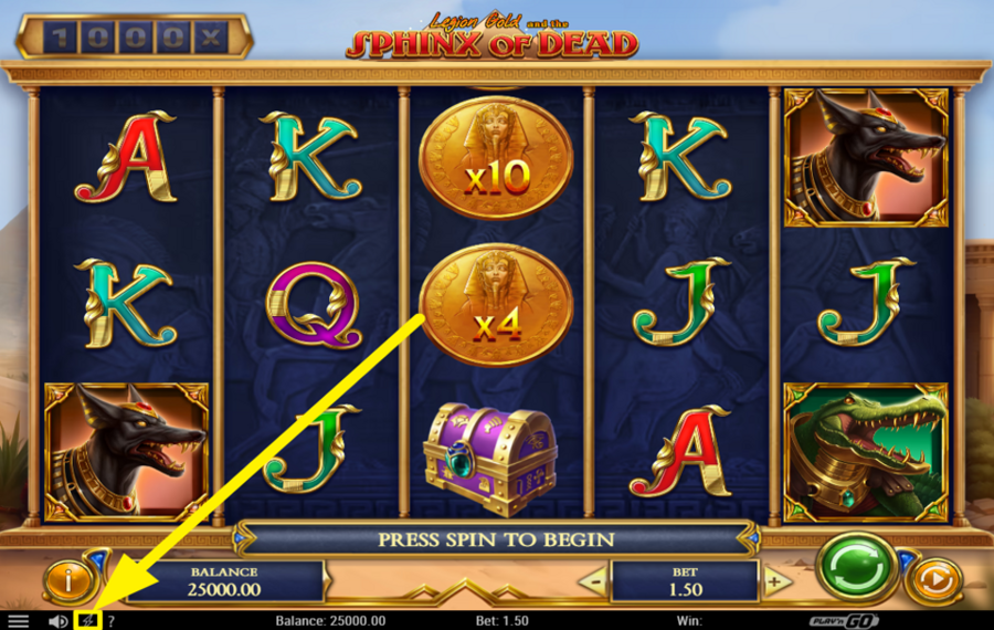 Legion Gold and the Sphinx of Dead AMPLIFIEZ LE JEU.