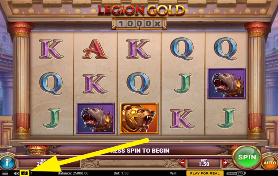 Legion Gold AUMENTA IL GIOCO.