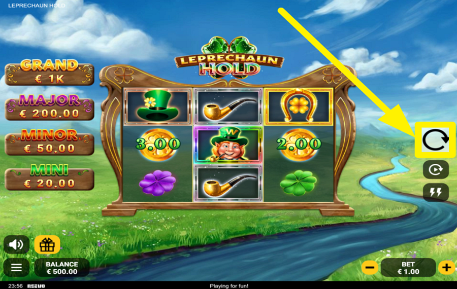 Leprechaun Hold UNISCITI ALLA SPINNING!