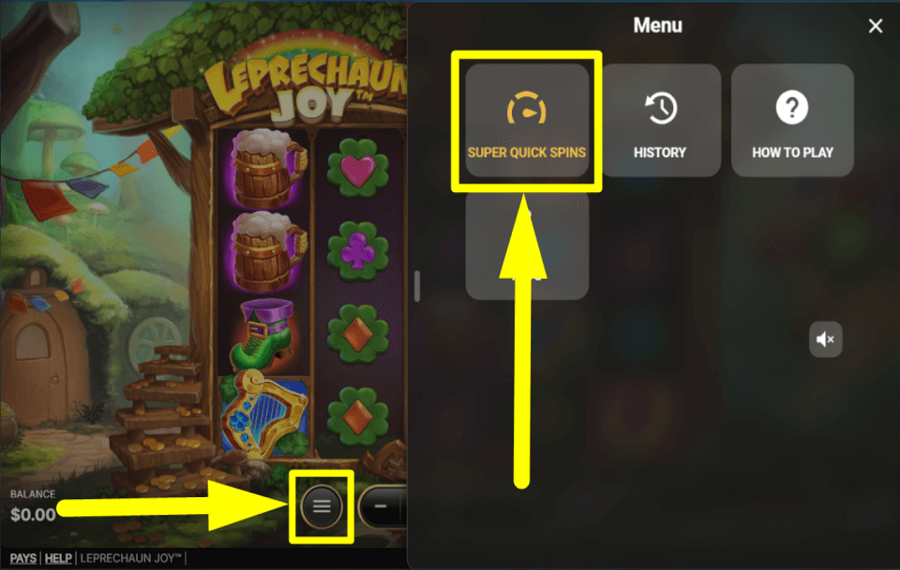 Leprechaun Joy ACCÉLÉREZ LE JEU.