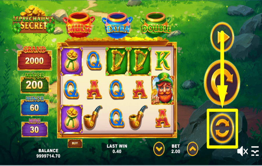 Leprechauns Secret START AUTOPLAY.